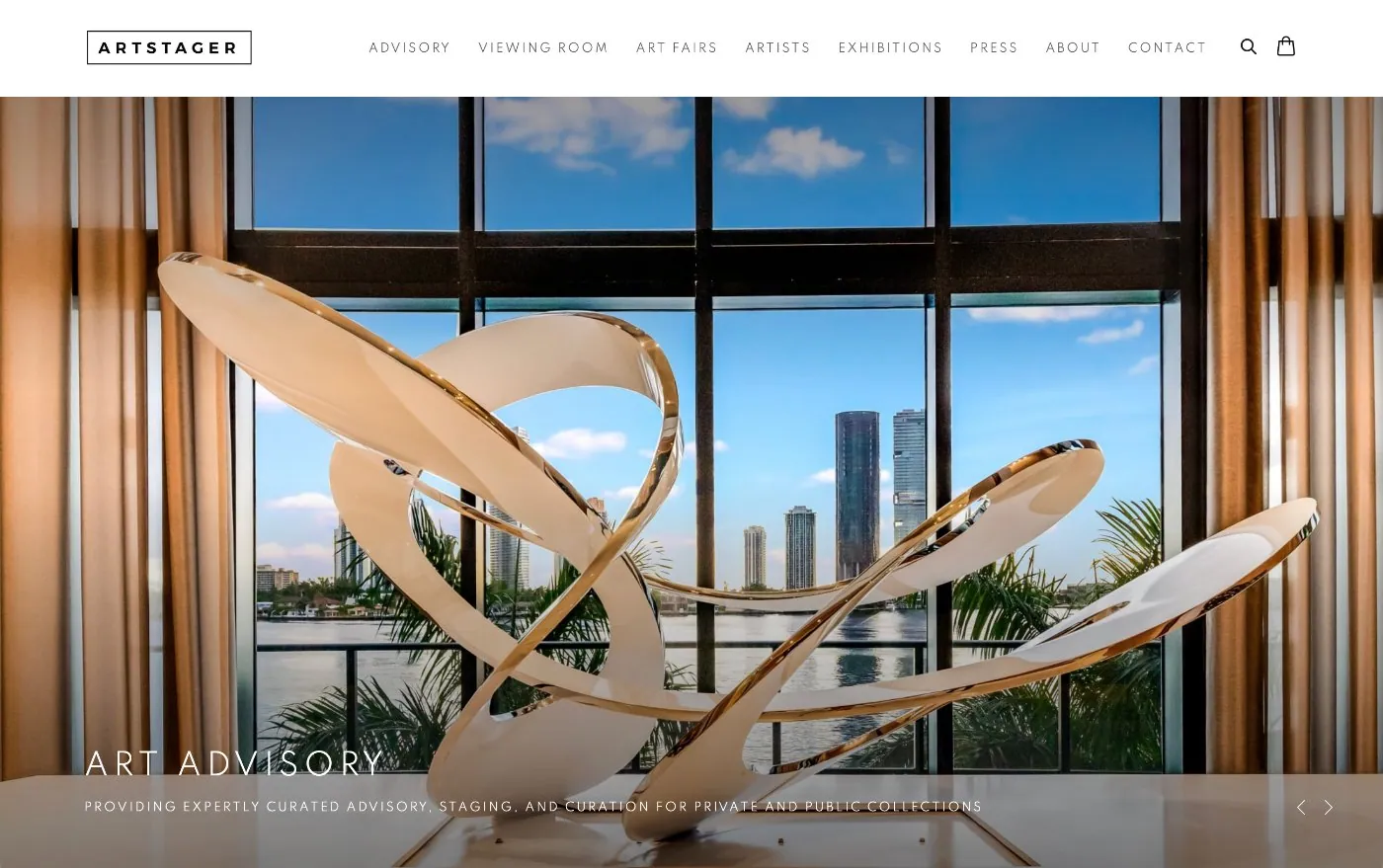 ArtStager advisory website