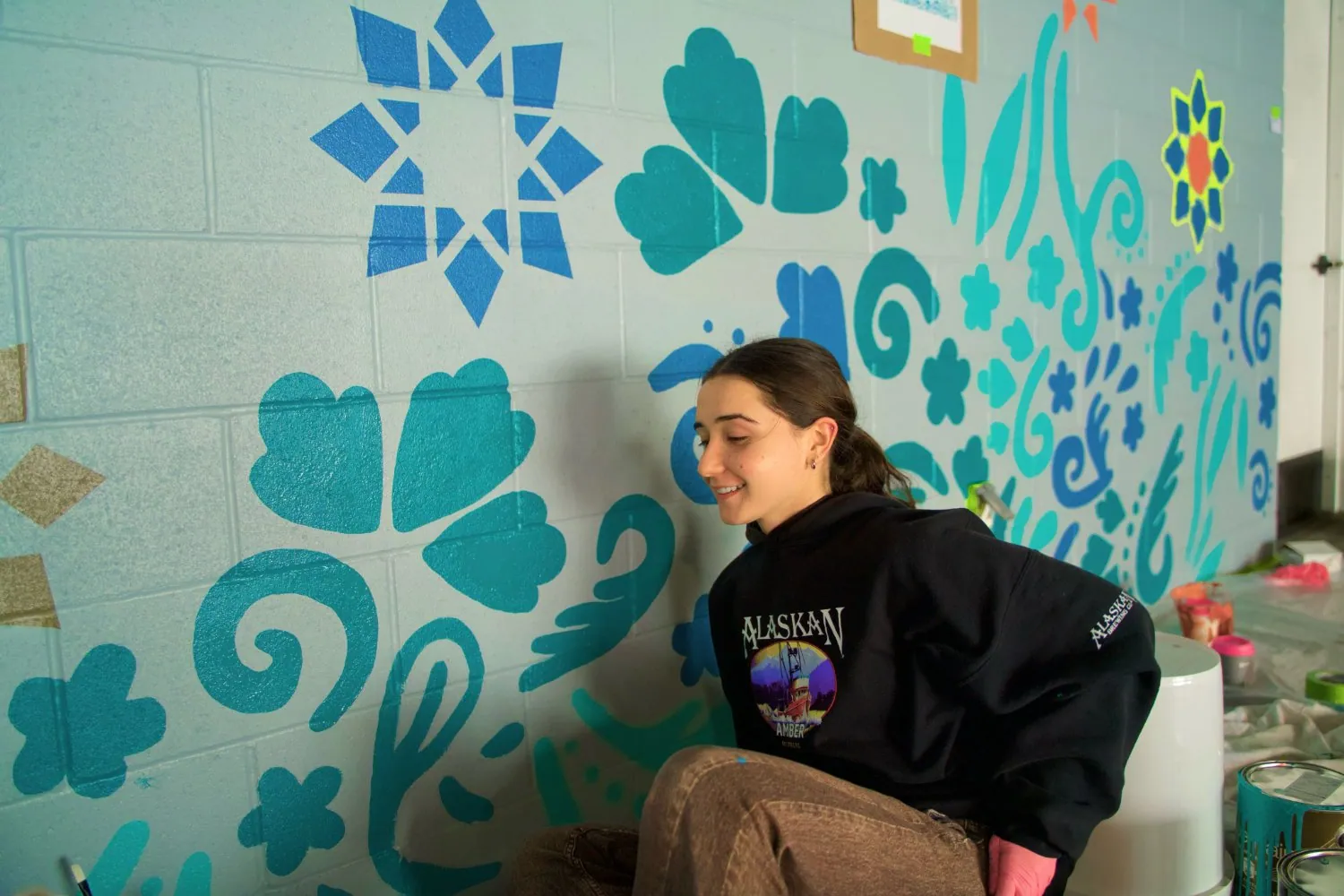 Nicole Belton — Hotel Californian mural