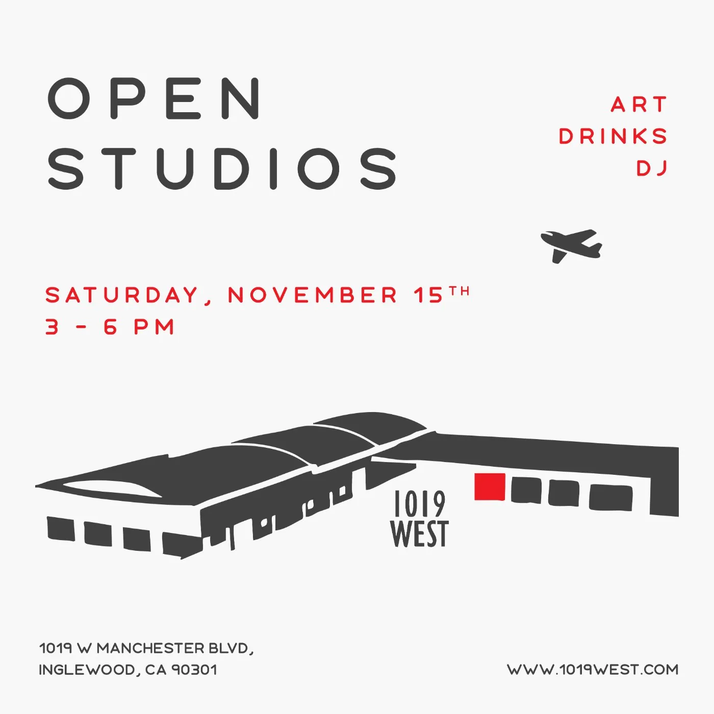 1019 West Open Studios invitation