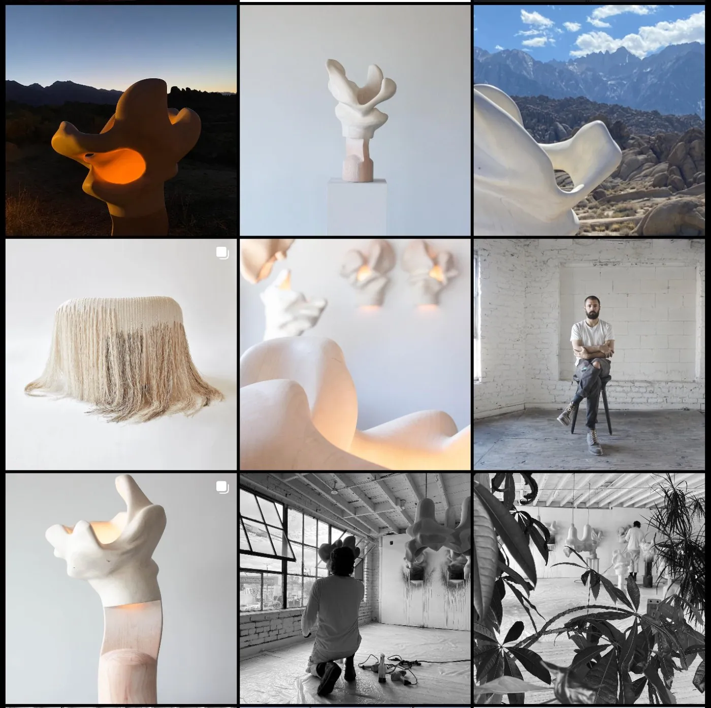 Twentieth Gallery Instagram grid