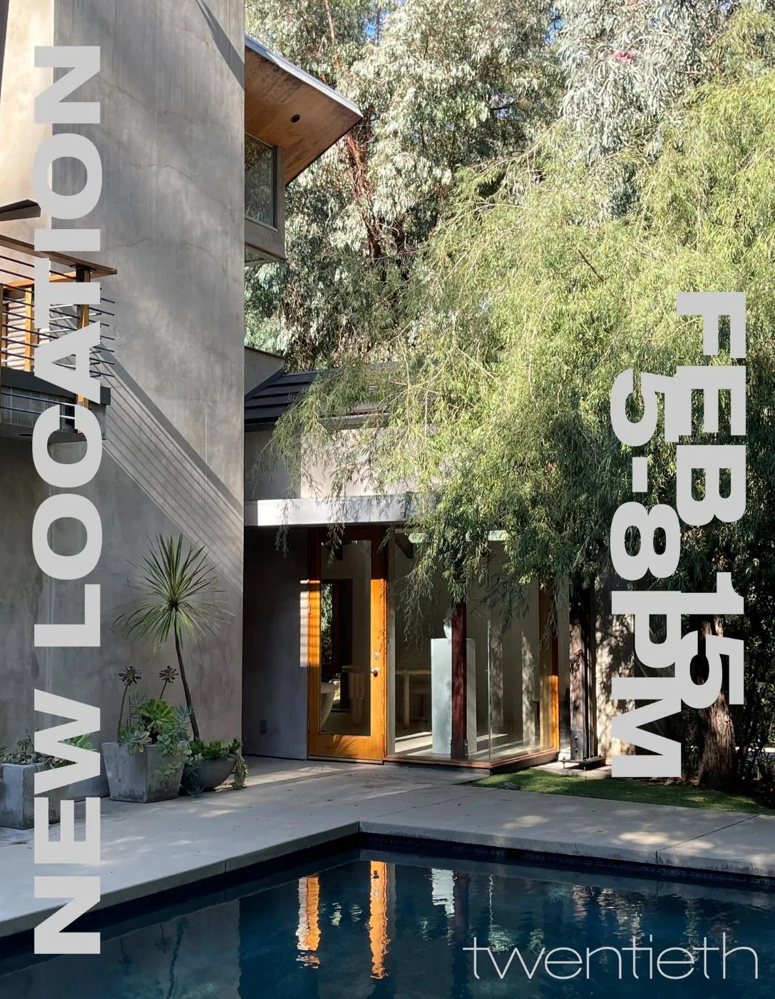 Twentieth — New Location invitation
